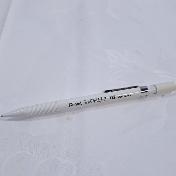 Vintage Pentel Sharplet-2 Mechanical Pencil White 0.5MM A125 Japan Sharplet 2 - Picture 1 of 8